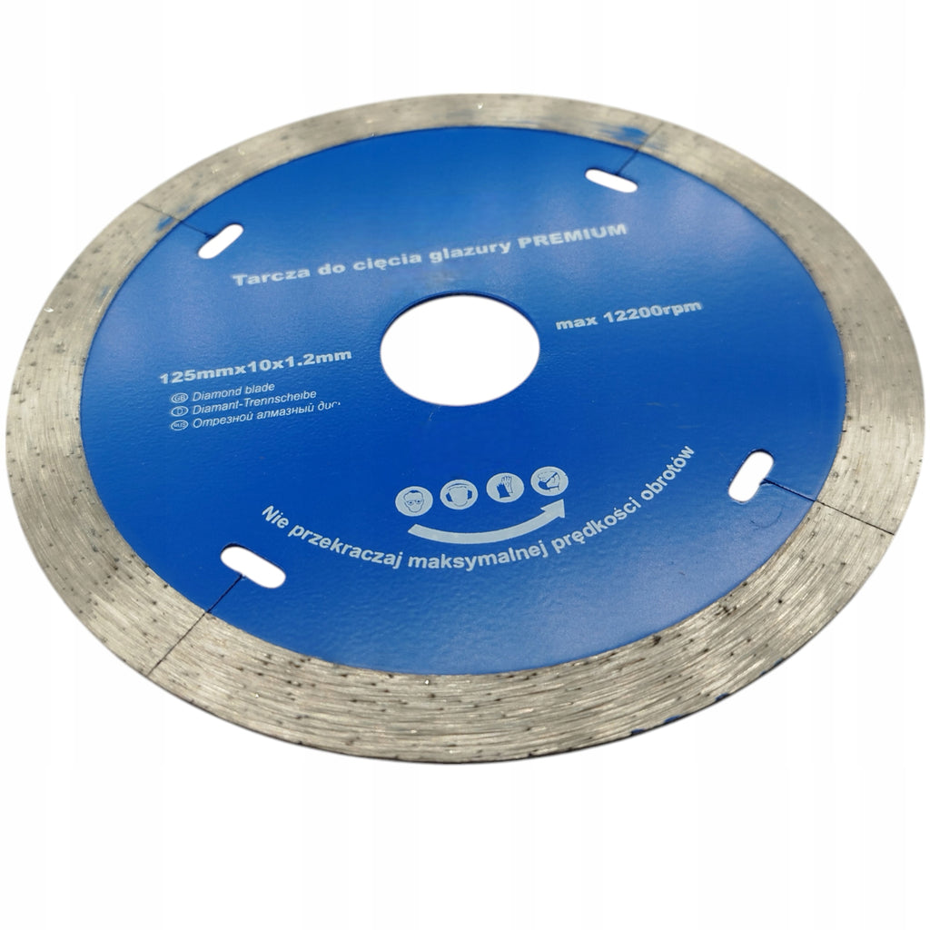 TARCZA Do GLAZURY DIAMENTOWA 125MM Premium GRESU CERAMIKI TERAKOTY PŁYTEK