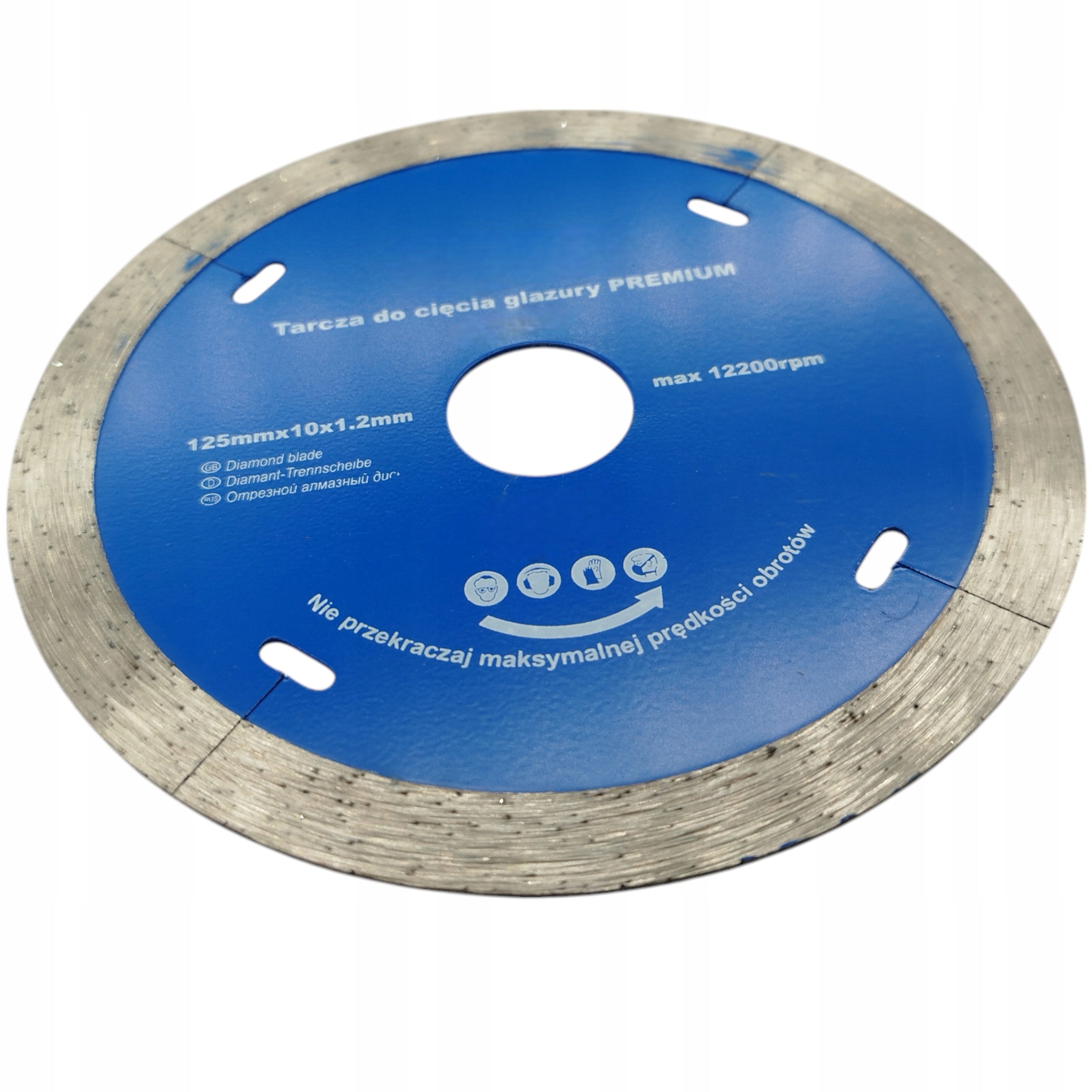 TARCZA Do GLAZURY DIAMENTOWA 125MM Premium GRESU CERAMIKI TERAKOTY PŁYTEK