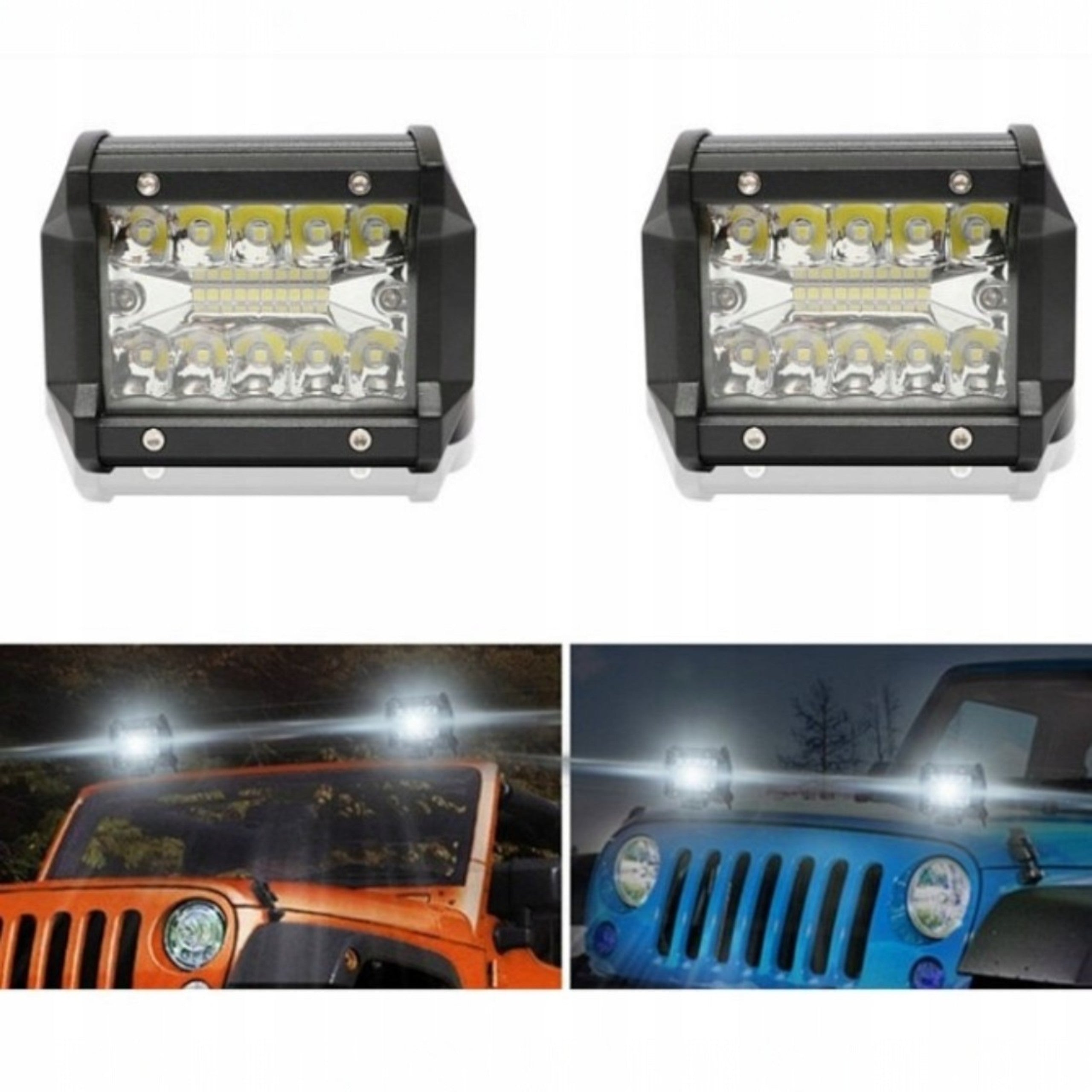 Lampa robocza LED Halogen 12v 24v 60W Szperacz Mocna Ledowa Oświetlenie