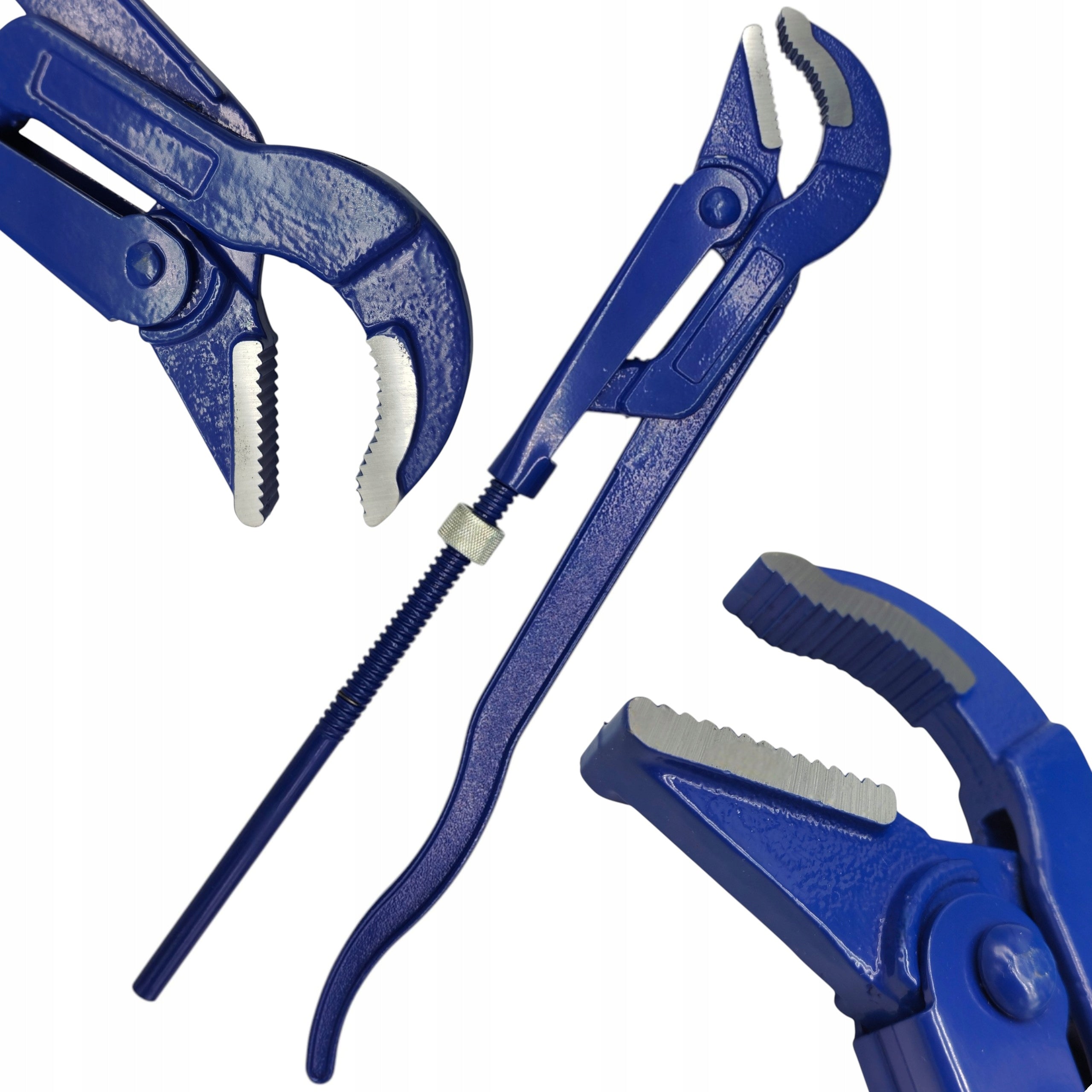 Klucz do rur hydrauliczny nastawny SZWEDZKI 2 cale 500mm Żaba Cęgi Szczypce