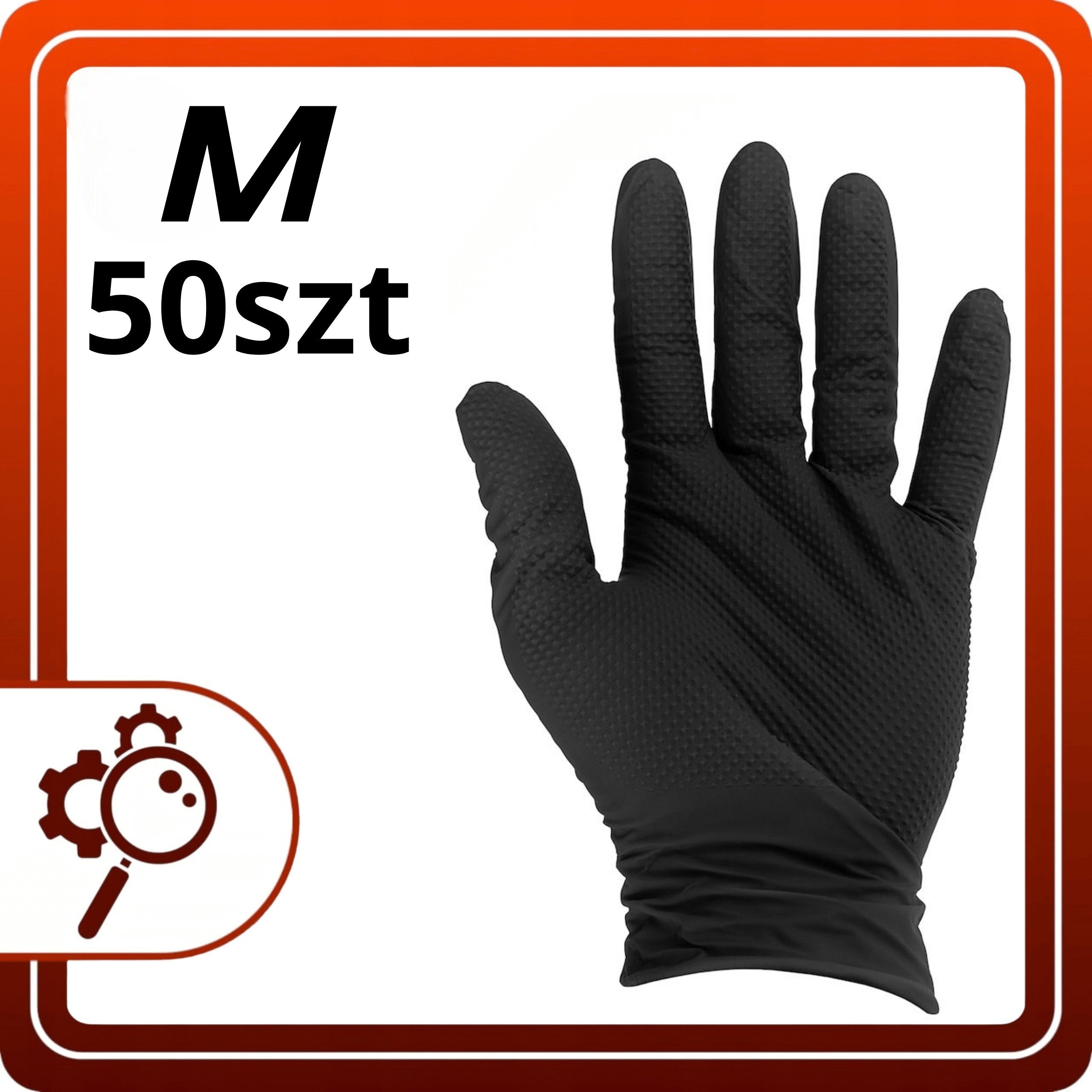25 Par Rękawice Nitrylowe Rozmiar M SOLID GRIP