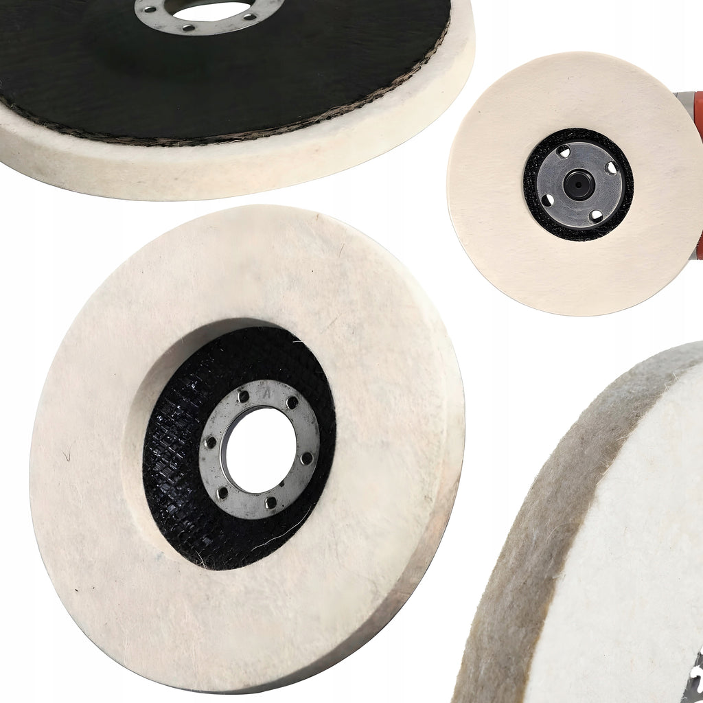 TARCZA POLERSKA FILCOWA FILC LAMELKA 125mm x 6mm