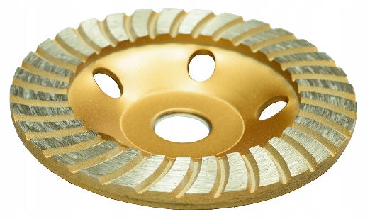 TARCZA DO SZLIFOWANIA BETONU GARNKOWA TURBO 125mm Do Kątówki Szlifierki