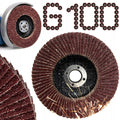 Tarcza Listkowa 125mm P100 Do Szlifowania Lamelka Drewna Stali Metalu