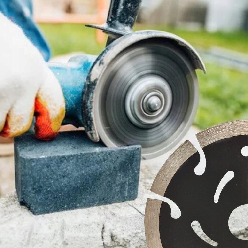 TARCZA DO BETONU 125 MM DIAMENTOWA Segmentowa Cięcia Kostki Cegły