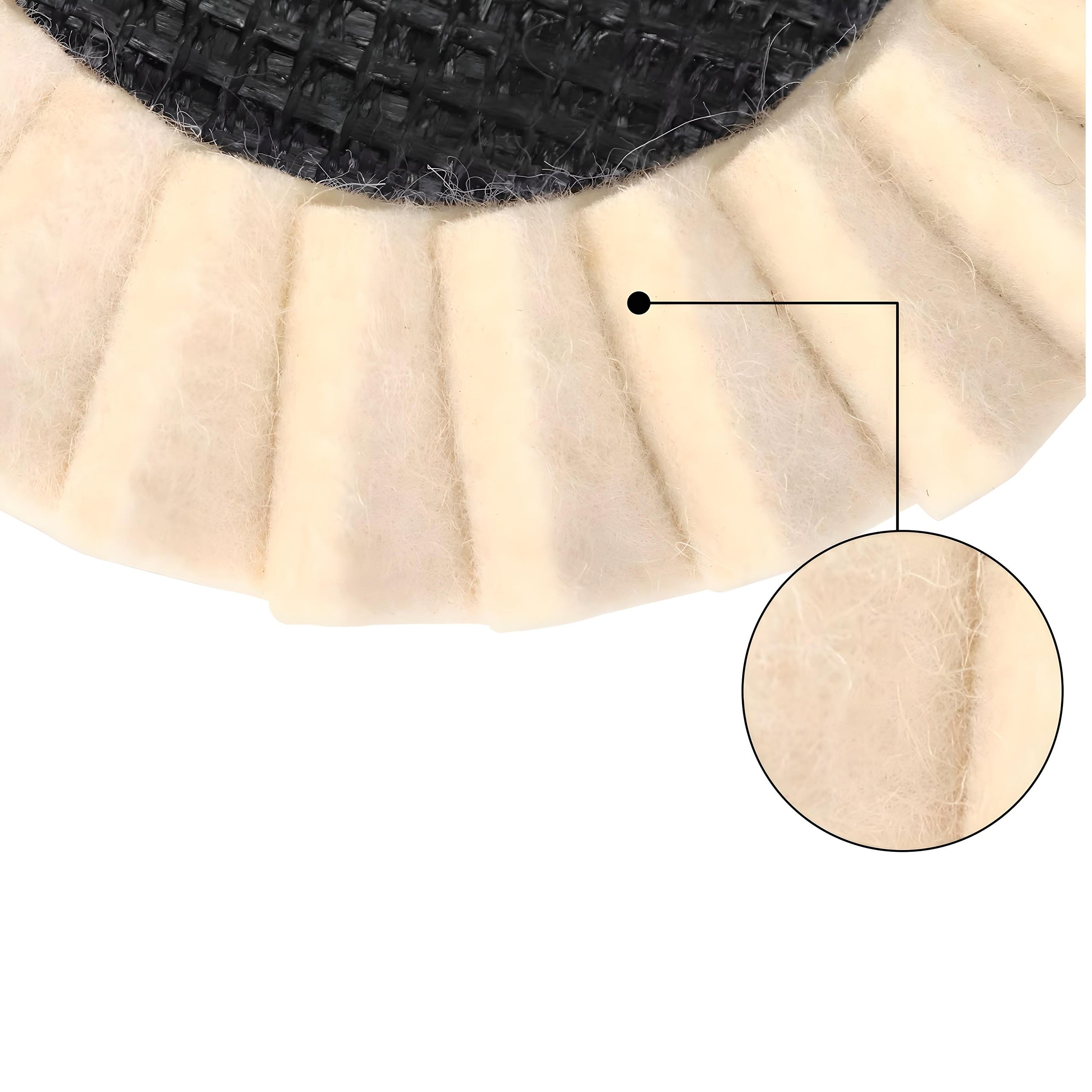 Tarcza Polerska 125mm Listkowa Filcowa Do Szlifierki