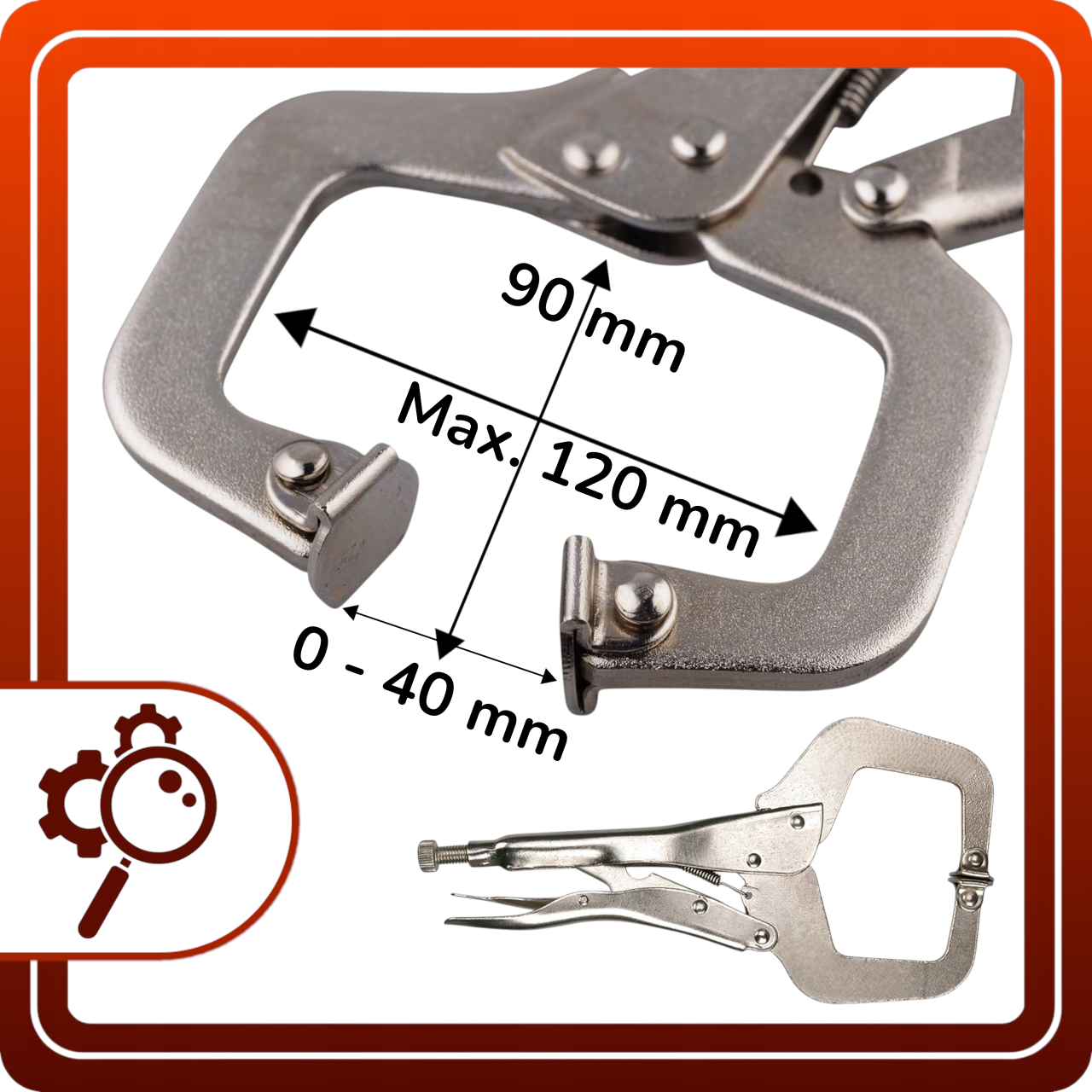 Szczypce Zaciskowe Morsa Spawalnicze Mors Uniwersalne Kleszcze 280mm Zacisk