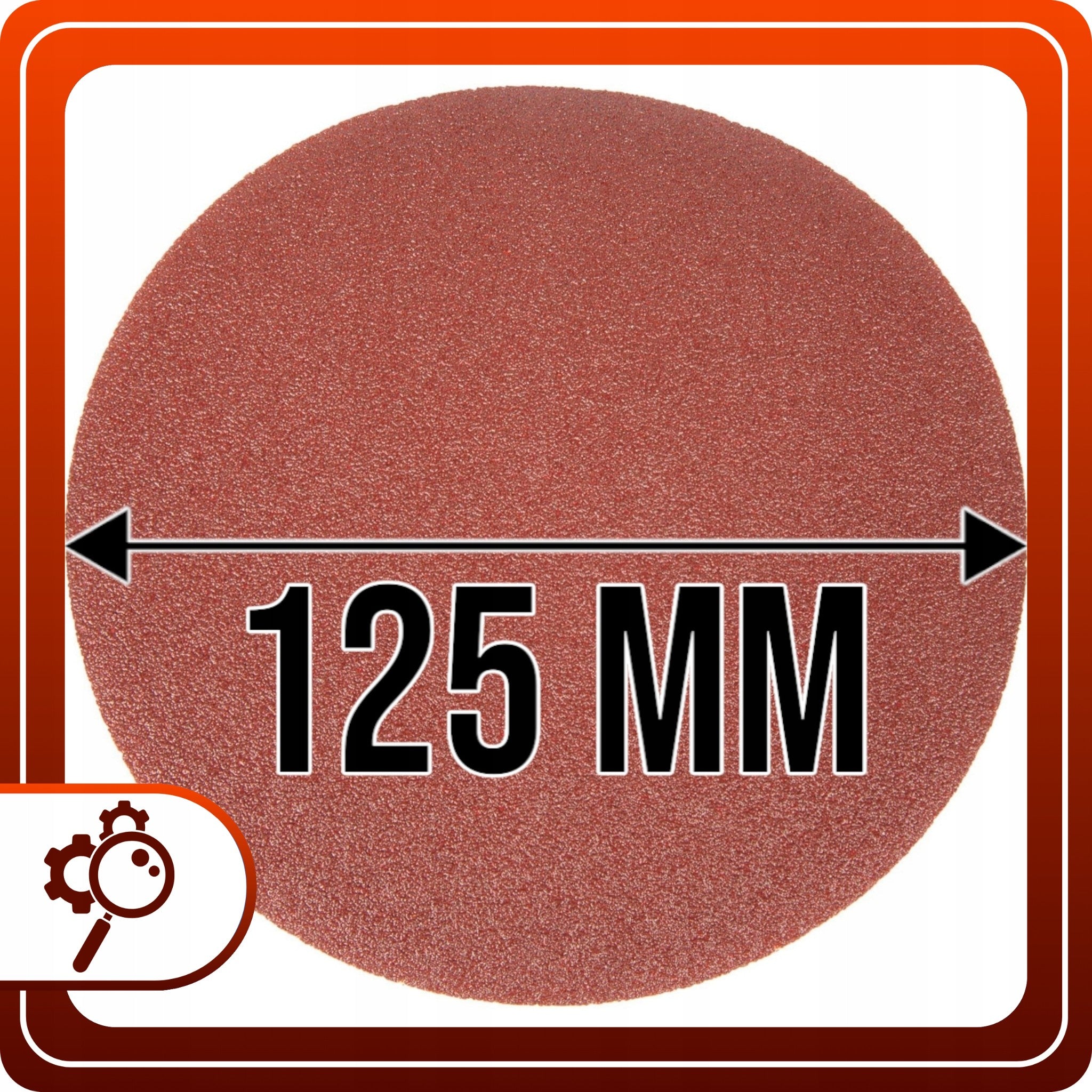 50x PAPIER ŚCIERNY  125mm P60 NA RZEP KRĄŻEK DYSK DO SZLIFIERKI ZESTAW 50szt