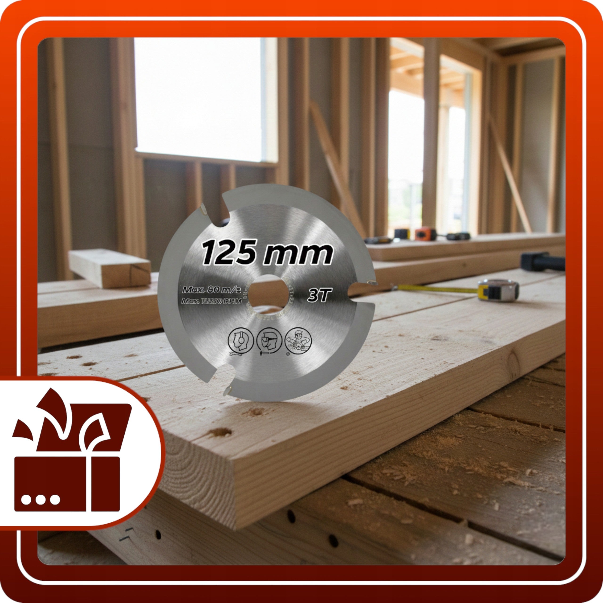 Tarcza Do Cięcia Drewna 125x22,23x3T Piła