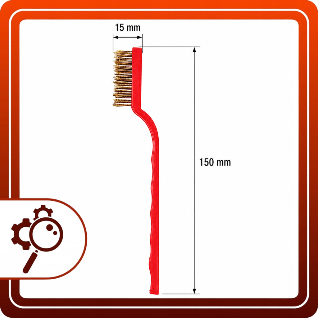 Szczotki Druciane 3 szt. 150mm Mosiądz Stal Nylon