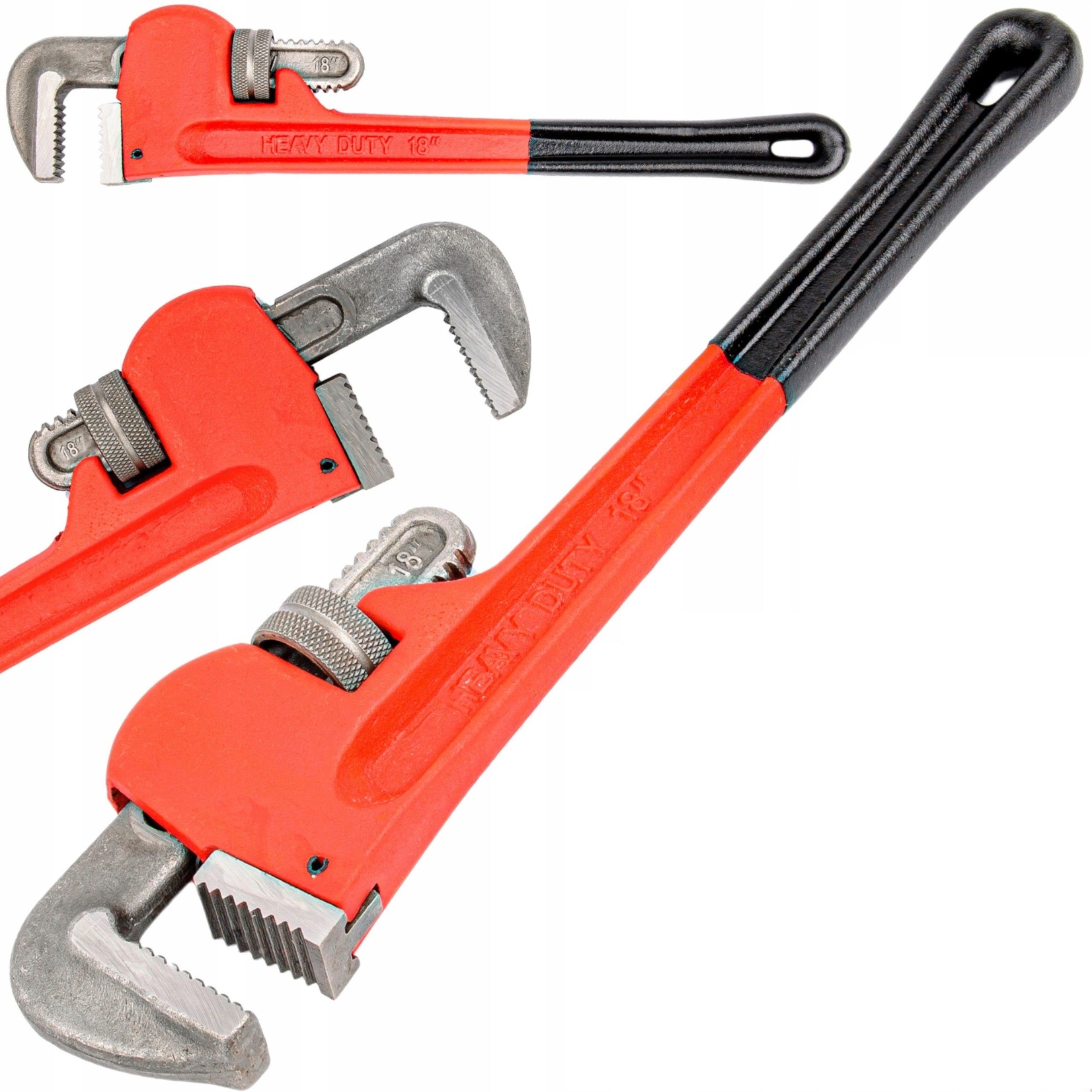 Klucz do rur hydrauliczny STILLSON 18 450mm Cęgi Nastawne ŻABA