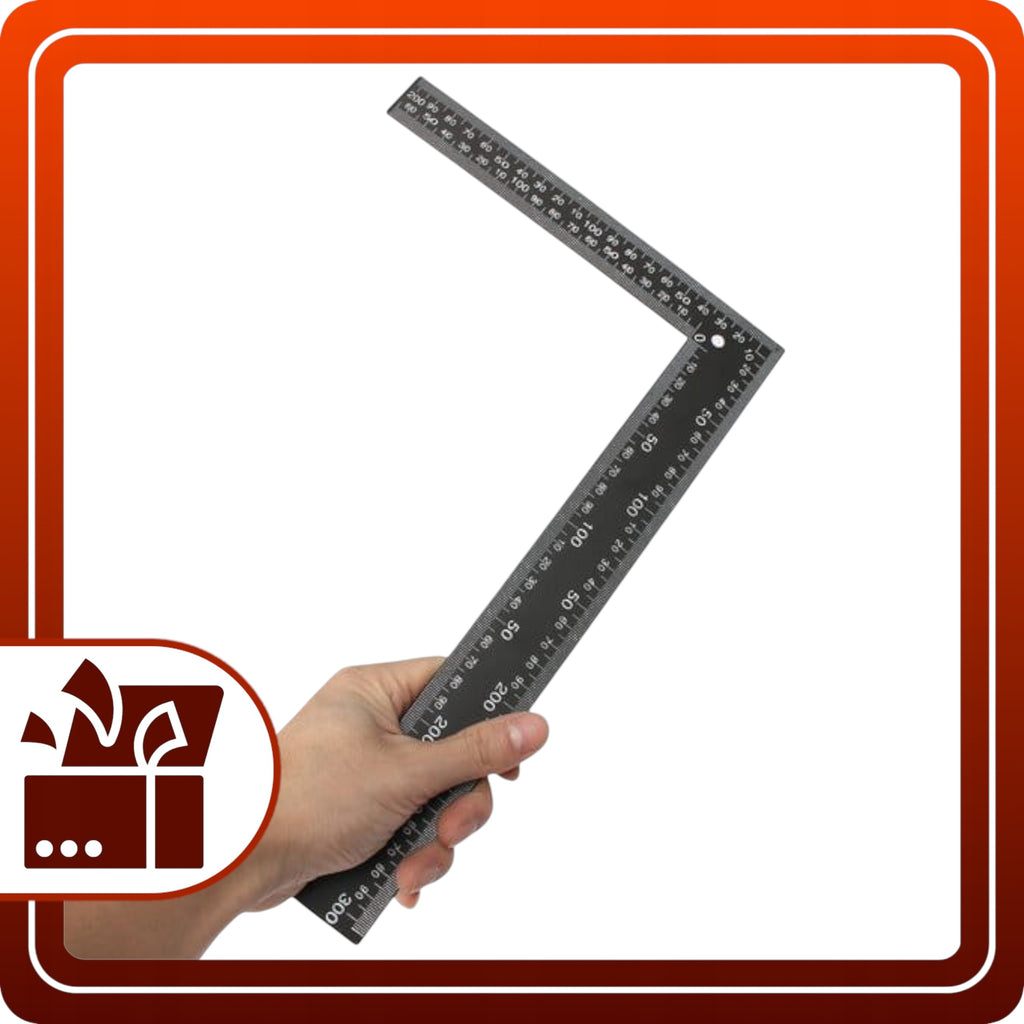 KĄTOWNIK STOLARSKI 300x200mm UNIWERSALNY PRZYMIAR WINKIEL WARSZTATOWY