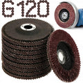 10x Tarcza Listkowa 125mm P120 Lamelka Do Szlifowania Stali Drewna