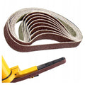 10 szt Papier ścierny pas 10x330mm P100 Taśma bezkońcowa Szlifierka Taśmowa