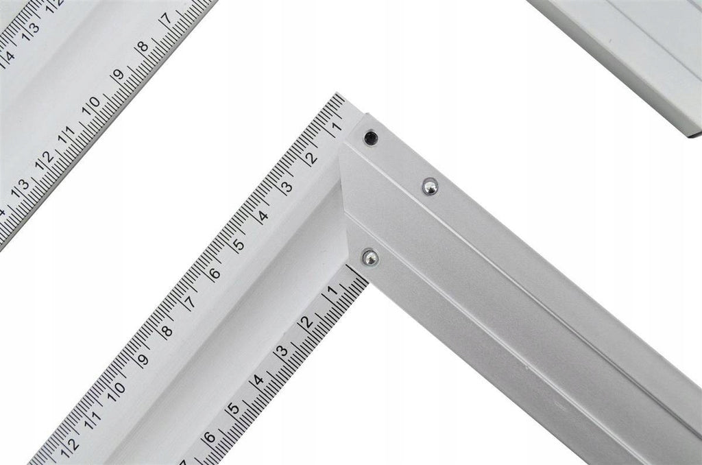 KĄTOWNIK STOLARSKI BUDOWLANY ALUMINIOWY 350MM UNIWERSALNY WARSZTATOWY