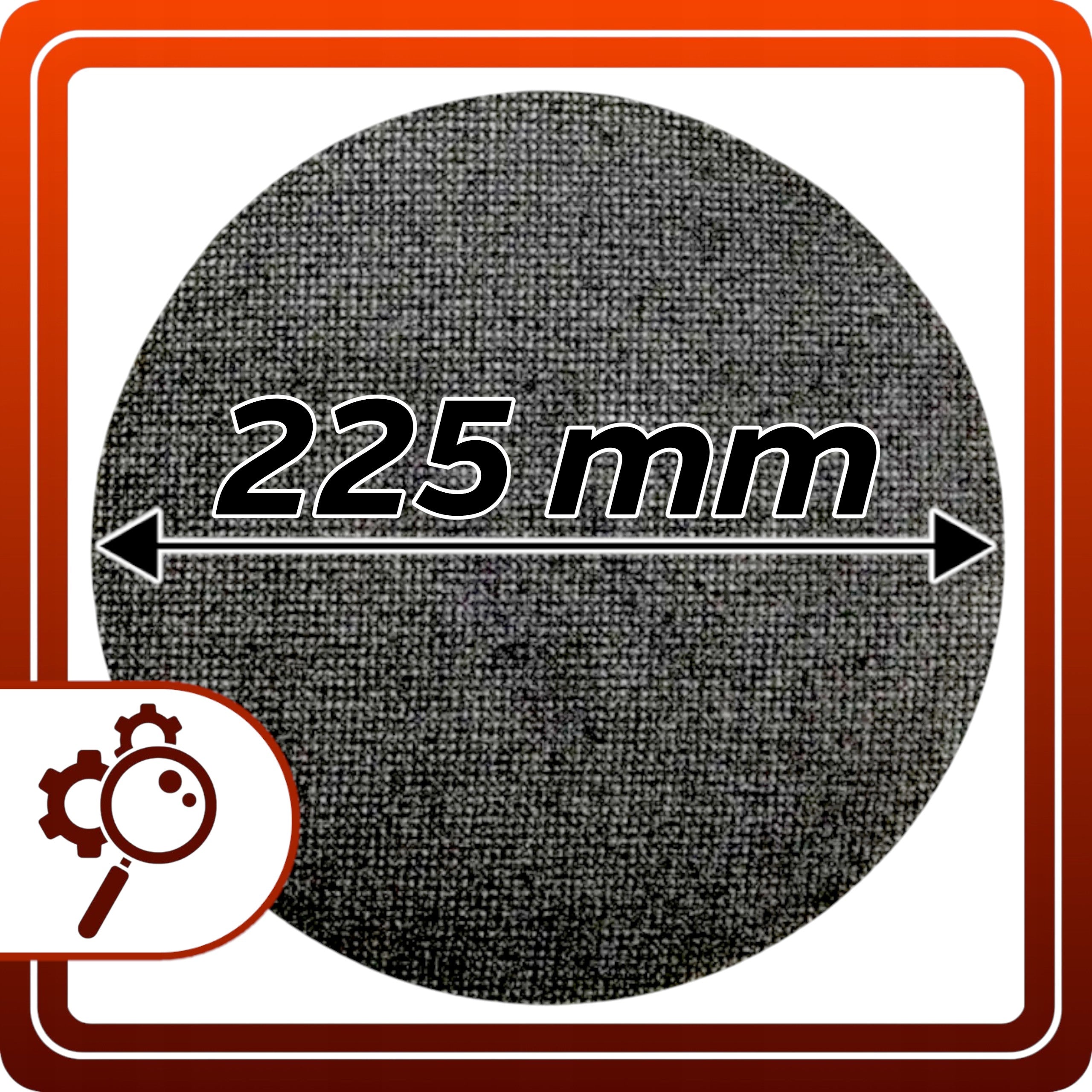 Siatka Ścierna do szlifowania 225mm P180 x5szt Gładzi Gipsu Krążki na rzep