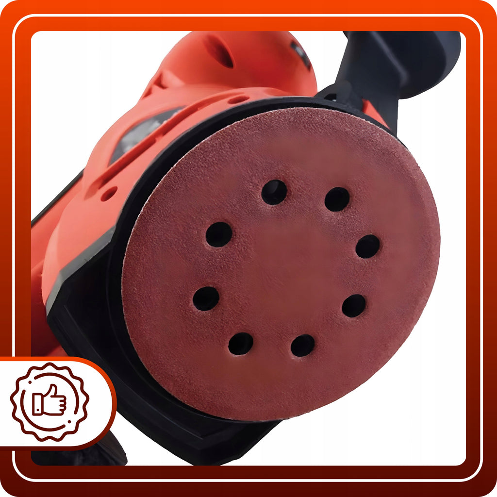 50x PAPIER ŚCIERNY KRĄŻKI NA RZEP DO SZLIFIERKI 125mm P80 Z OTWORAMI