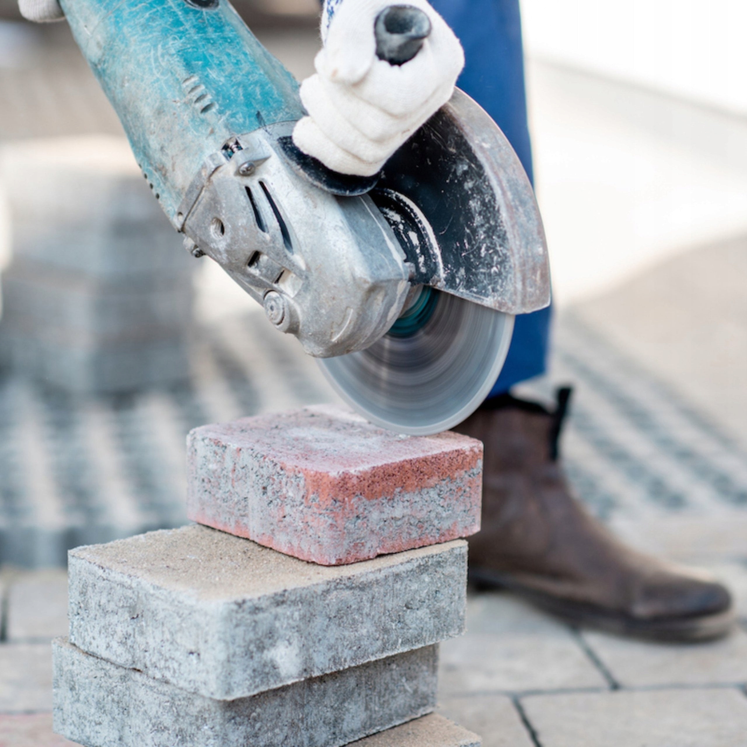 TARCZA DO BETONU 125 MM DIAMENTOWA Segmentowa Cięcia Kostki Cegły