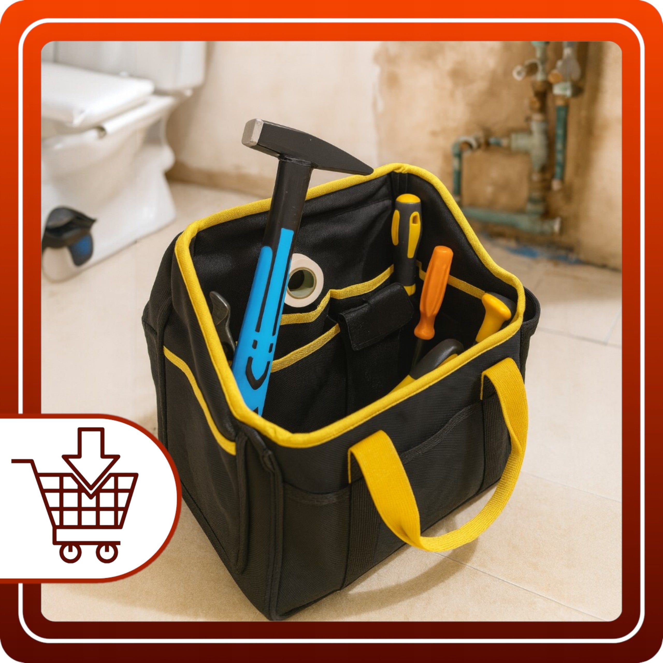 MŁOTEK ŚLUSARSKI 500g FIBERGLASS Warsztatowy Uniwersalny Stolarski Lekki