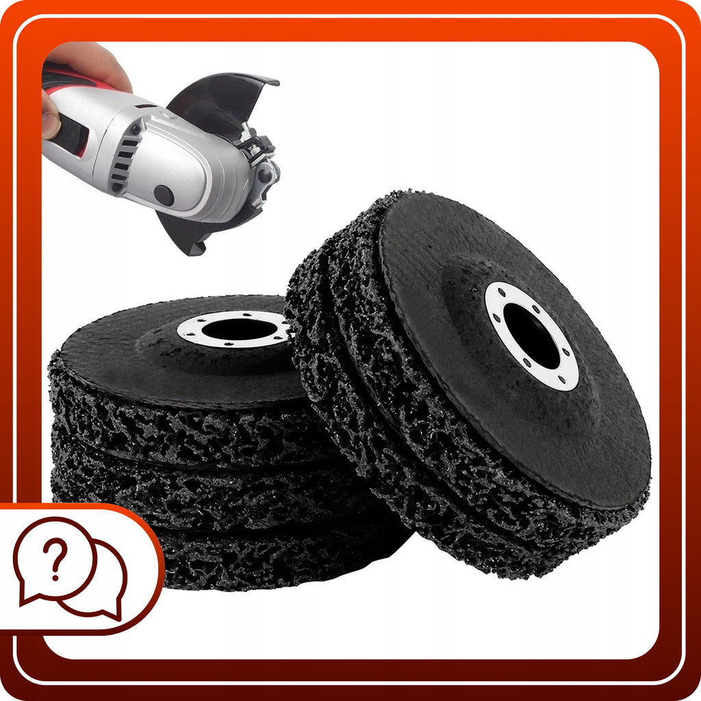 Włosy Murzyna 125 mm TARCZA DO USUWANIA RDZY włóknina do metalu stali